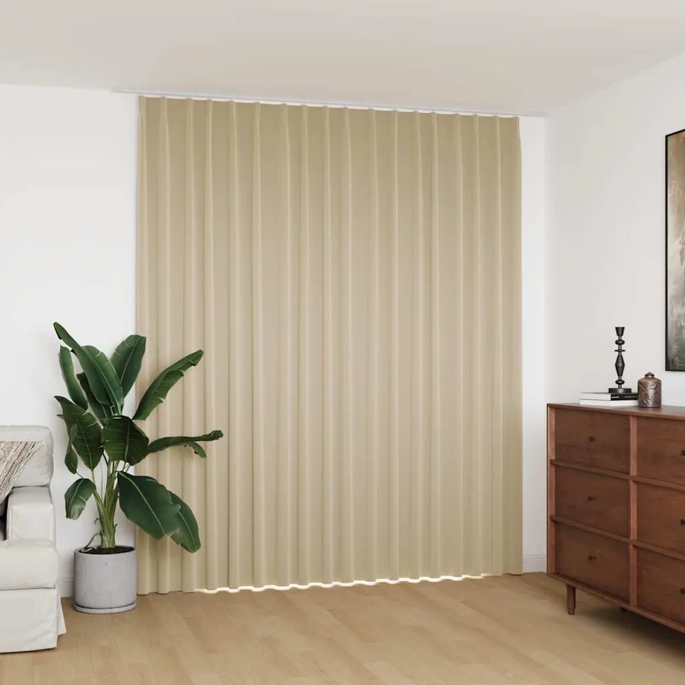 blackout curtain with hooks blackout curtain with hooks - Beige