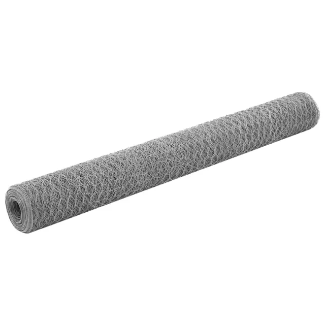 wire fence with PVC coating 25x0.5 m wire fence Silver - Shop at LoveMi