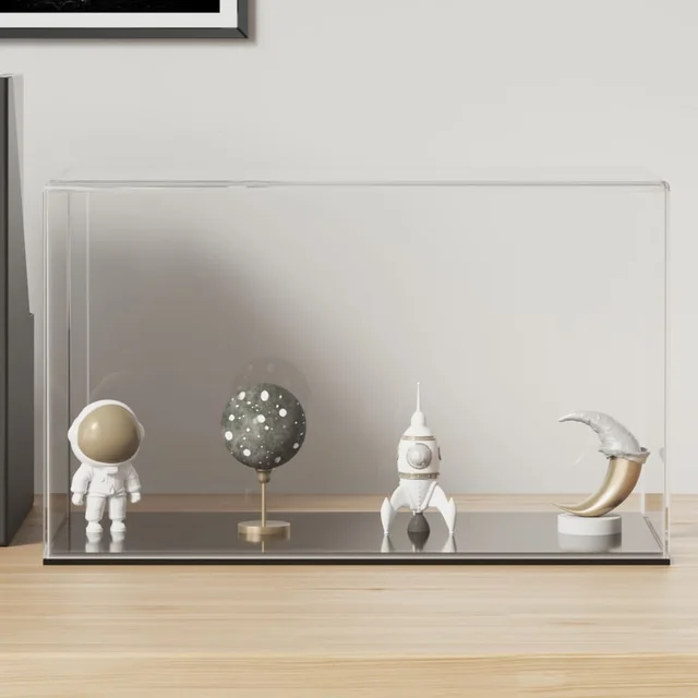 Display Cabinet Transparent 30x Acrylic Display Cabinet Transparent 31 X 17 X 19 Cm - Shop at LoveMi