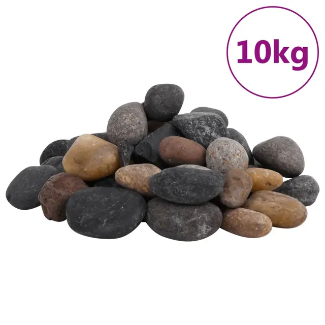 Polished Pebbles Multicolored 2 5 cm Polished 5To8 Cm (10 Kg) - Shop at LoveMi
