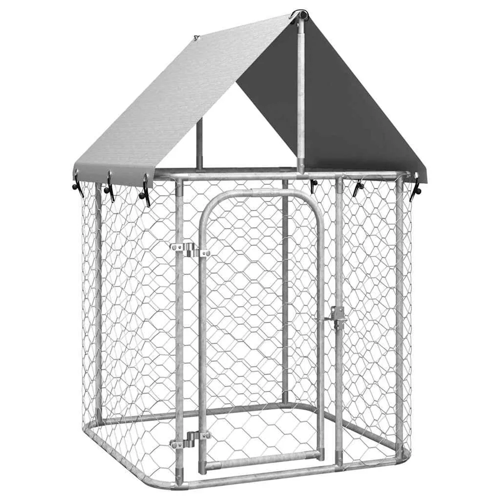 Outdoor Dog Kennel with Roof Outdoor Dog Kennel with - 100 X 100 X 150 Cm