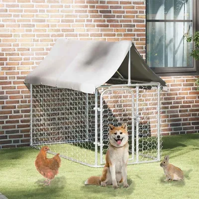 Outdoor Dog Kennel with Roof Outdoor Dog Kennel with 200 X 100 X 150 Cm - Shop at LoveMi