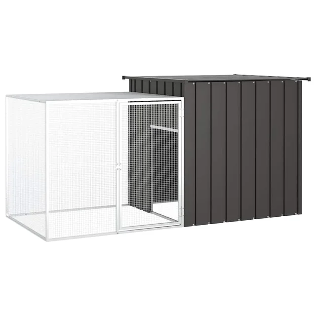 Chicken Cage Anthracite 200x Galvanized Chicken Cage 200x Anthracite - Shop at LoveMi