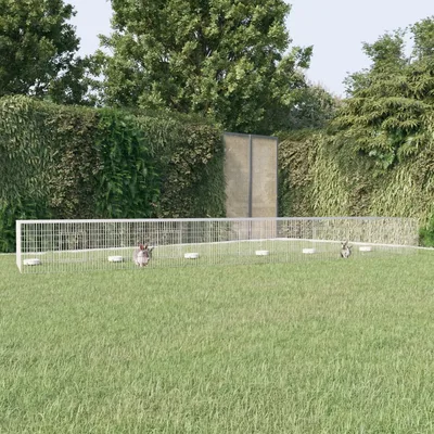 Rabbit Cage 5 Panels 541x Galvanized Iron 541 X 109 X 54 Cm - Shop at LoveMi