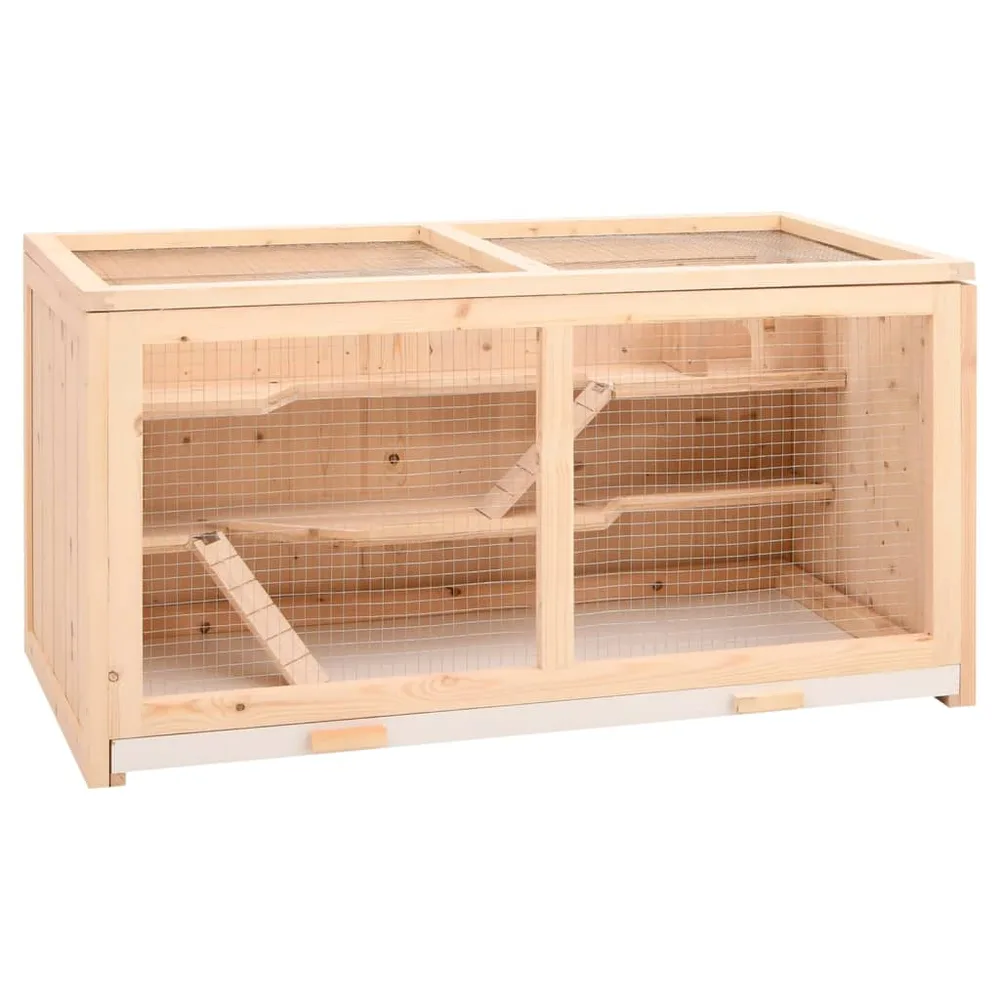 Hamster Cage 104 x Solid Wood Fir Hamster Cage - 89.5 X 45 X 45 Cm - View 1