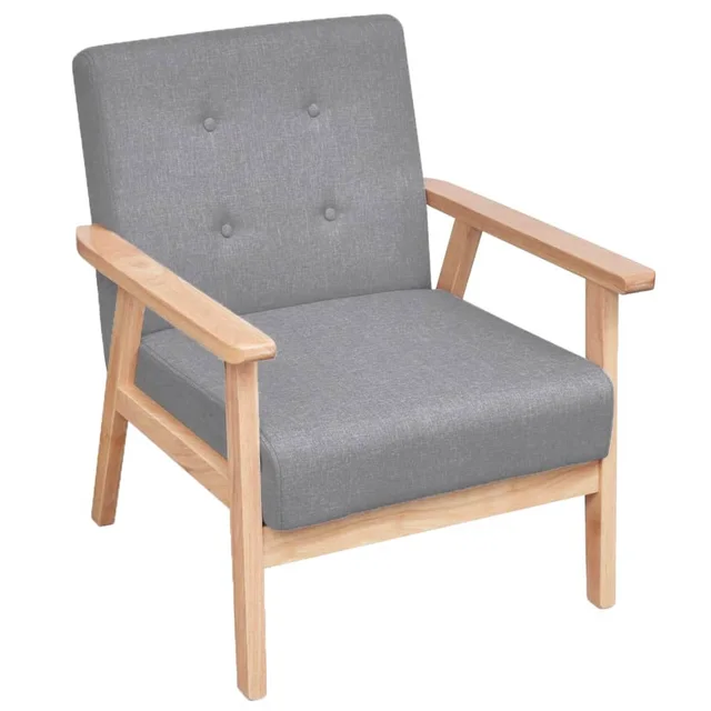 armchair Light Grey - Shop at LoveMi
