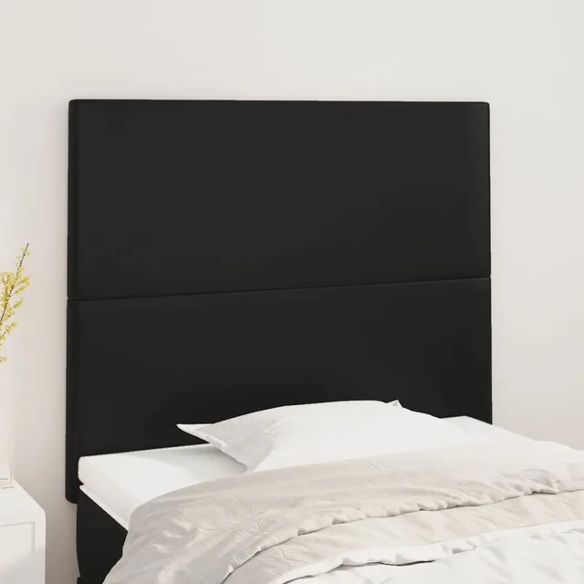 Headboards . 80x5x78/88 cm Faux Leather Black - Shop at LoveMi