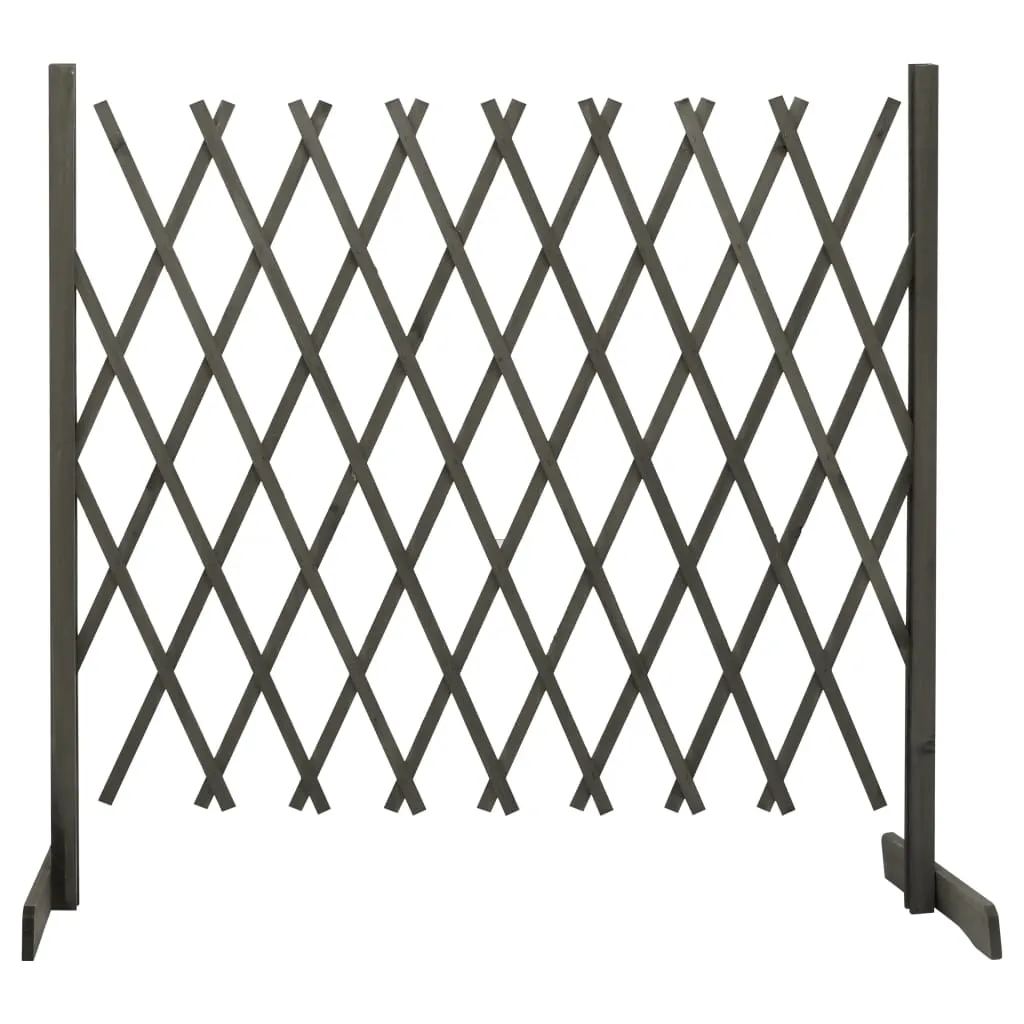 Garden Trellis Solid Wood Fir - Gray
