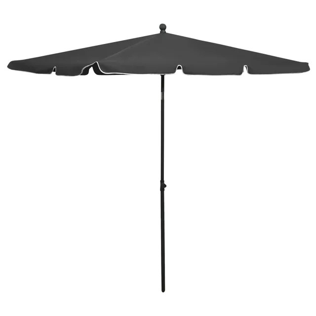 Parasol with Pole Anthracite Anthracite - Shop at LoveMi