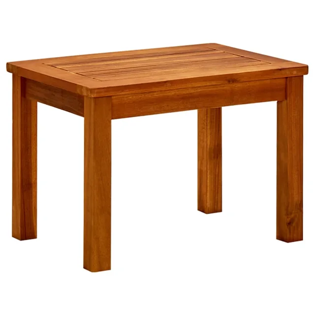 Garden Coffee Table 45x Solid Acacia Wood Garden Coffee Table 50 X 35 X 36 Cm - Shop at LoveMi