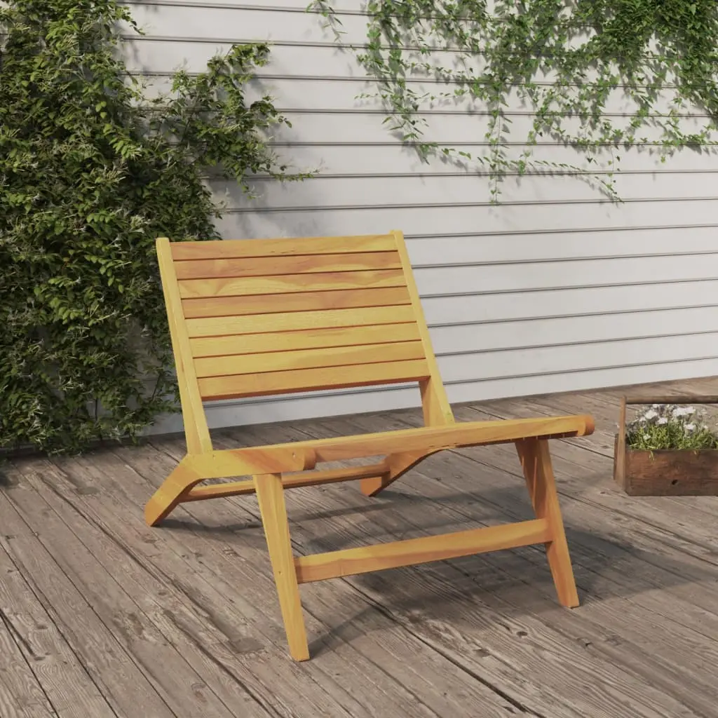Garden Chair Solid Teak Wood - Brown