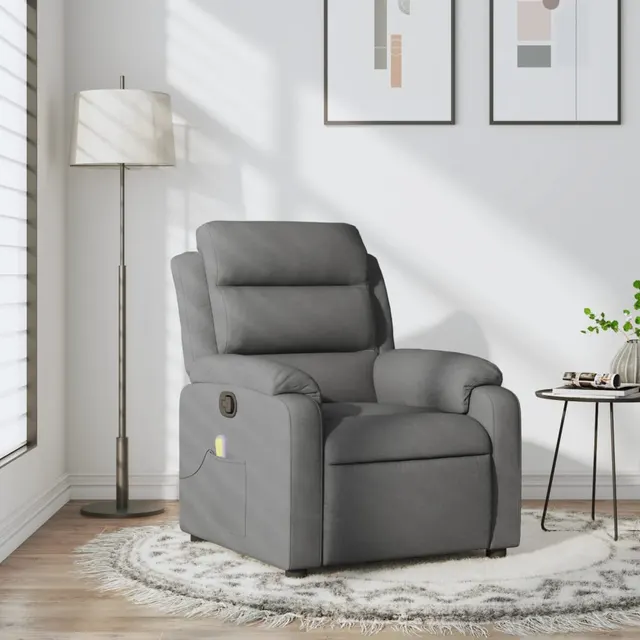 massage relaxation chair, light gray massage relaxation chair, massage relaxation chair Dark Grey - Shop at LoveMi