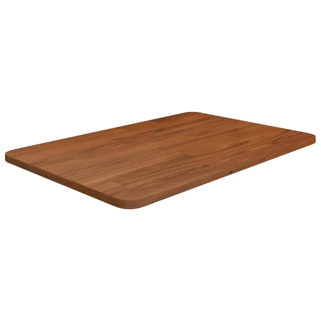 Vanity Top Dark Brown 60x40x1.5 cm Solid Wood Treated Dark Brown - Shop at LoveMi