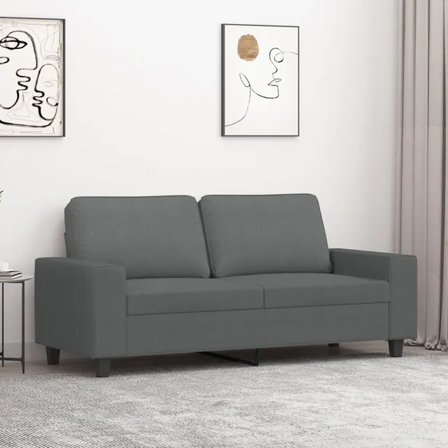 2 seater sofa 140 cm 3 seater sofa 180 cm Dark Grey - Shop at LoveMi