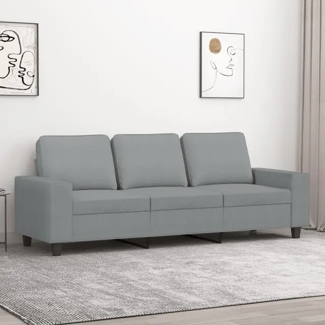 2 seater sofa 140 cm 3 seater sofa 180 cm Light Grey - Shop at LoveMi