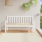 Garden Bench Cushion Anthracite Oxford Fabric Garden Bench Cushion - Beige