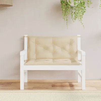 Garden Bench Cushions, ., Anthracite, Oxford Fabric Beige - Shop at LoveMi