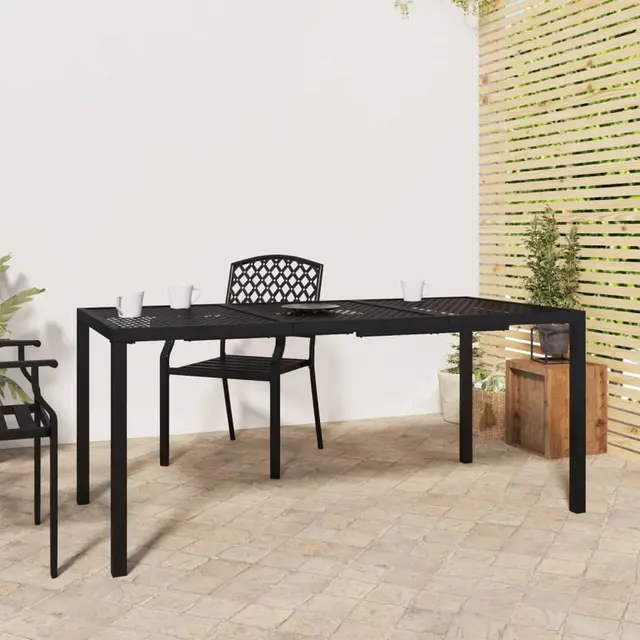 Garden Table Anthracite 165x 165 X 80 X 72 Cm - Shop at LoveMi