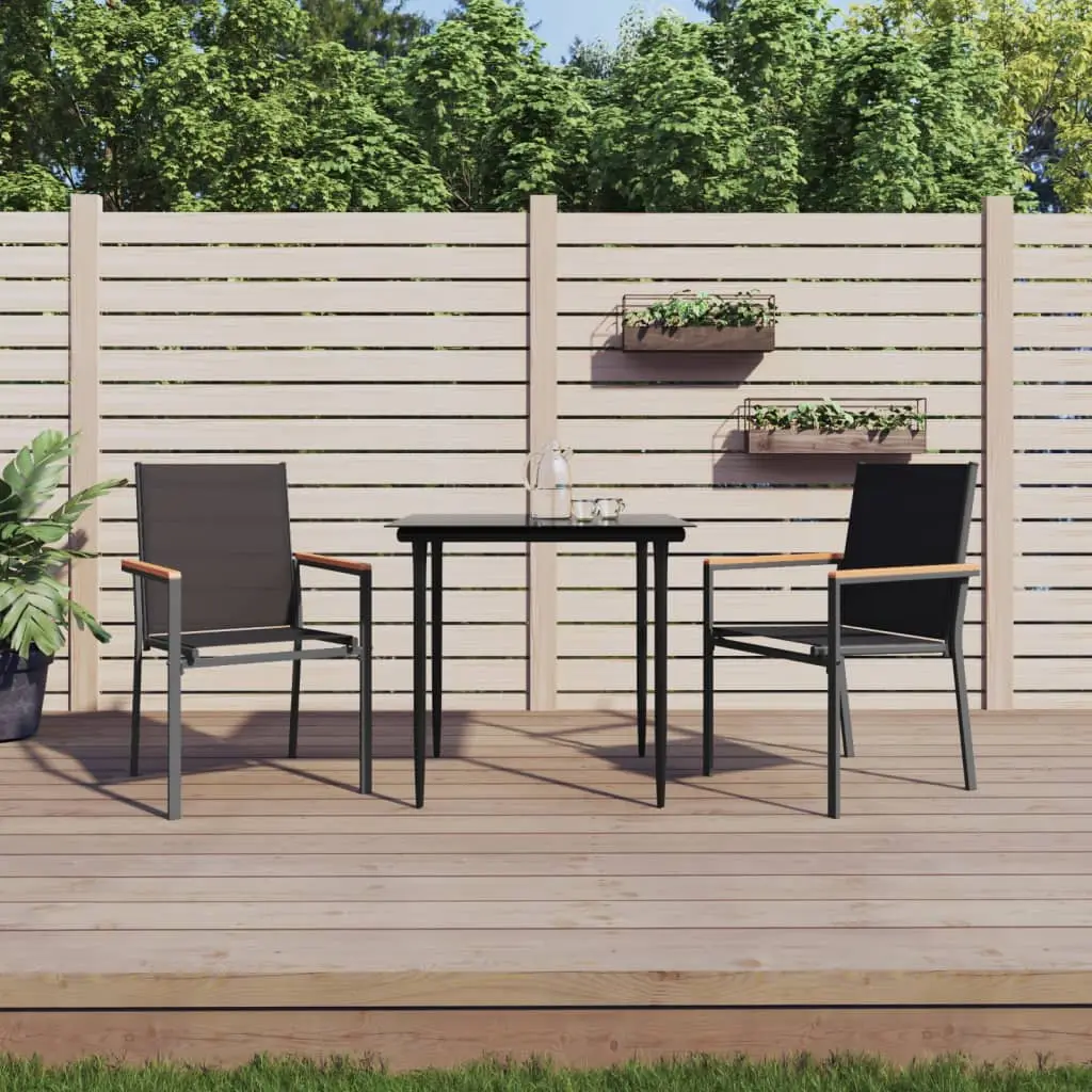 garden chairs, , 55x61 cm, Textilene and