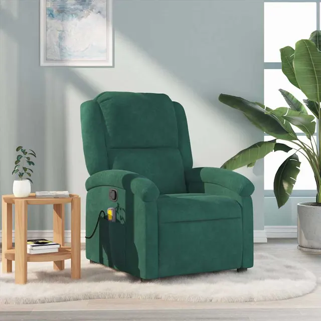 Relaxation Chair Velvet Relaxation Chair Velvet Relaxation Chair Dark Green - Shop at LoveMi