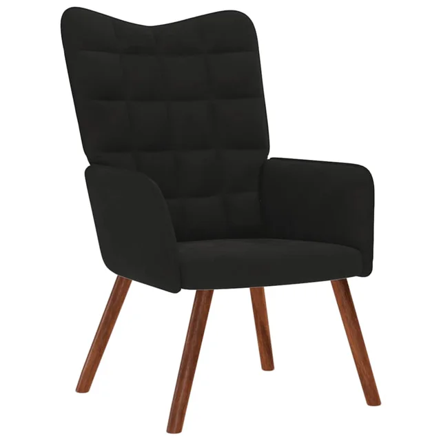 Relaxation Chair Velvet Relaxation Chair Velvet Relaxation Chair Black - Shop at LoveMi