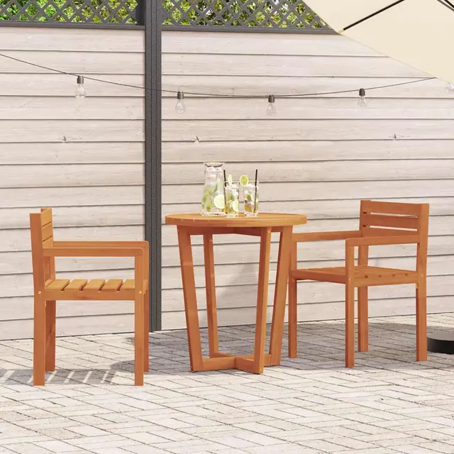 Garden Chairs . Solid Acacia Wood Default - Shop at LoveMi