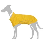 Dog Raincoat with Reflective Stripes Polyester S - Yellow