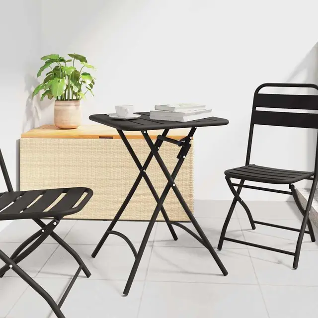 Garden Table Anthracite 55 x Powder Coated Anthracite - Shop at LoveMi