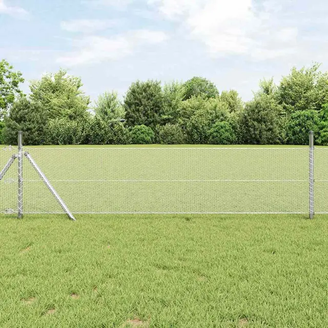 hexagon fence 1.25 m hexagon fence Galvanized Steel - Shop at LoveMi