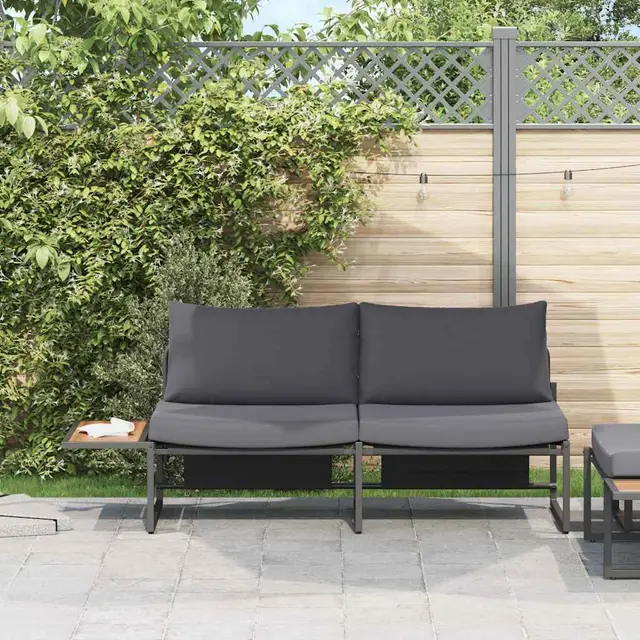 garden sofa with cushions 200.70 x Anthracite - Shop at LoveMi