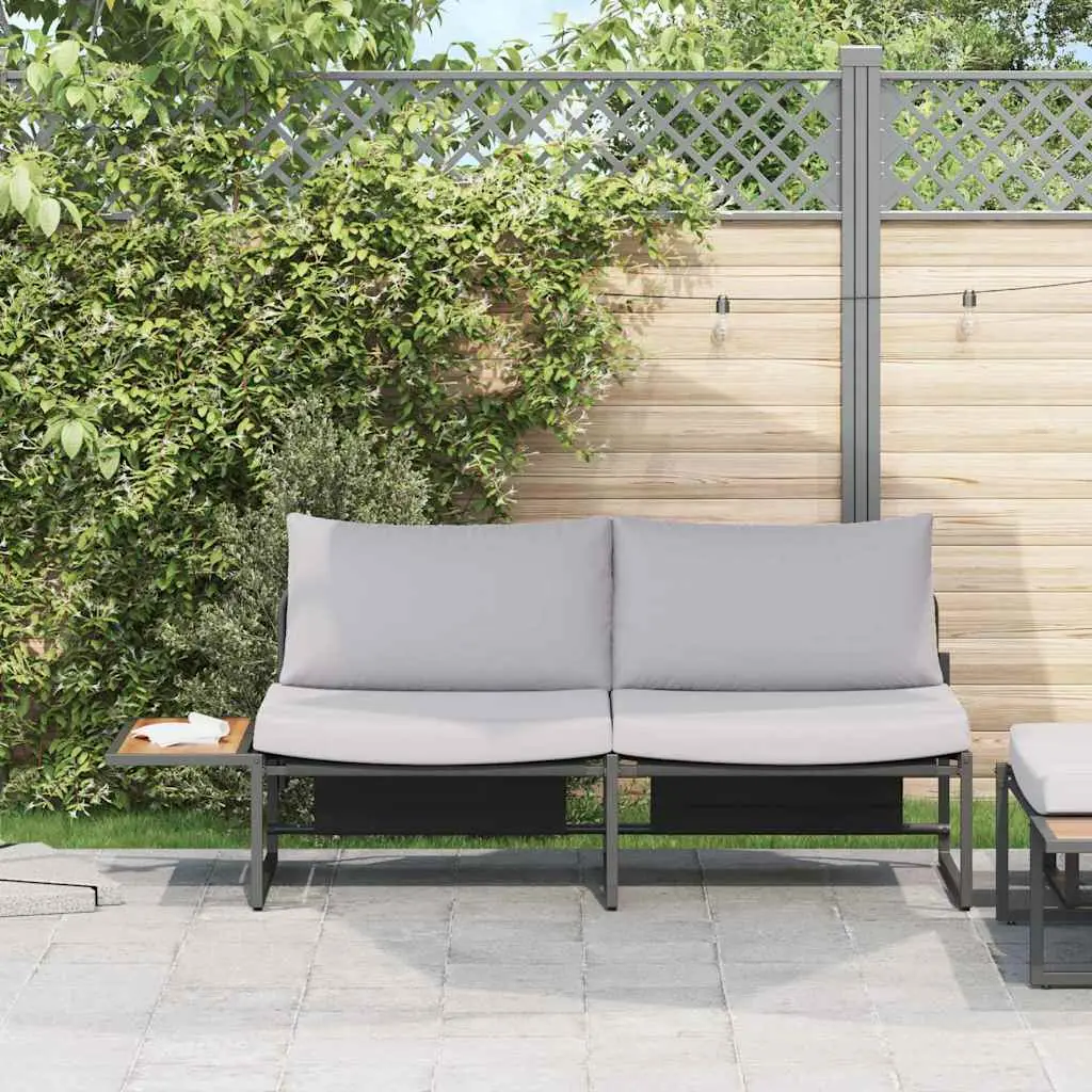 garden sofa with cushions 200.70 x - Light Grey