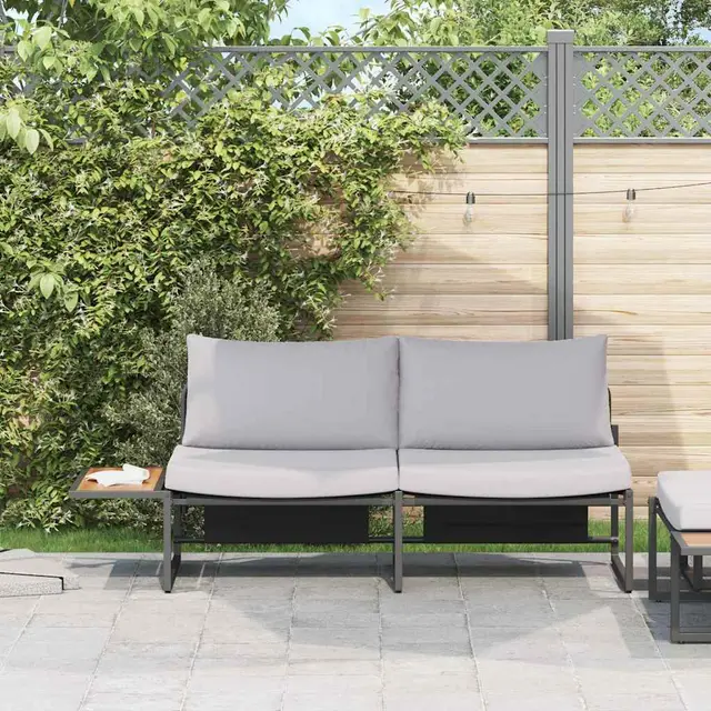 garden sofa with cushions 200.70 x Light Grey - Shop at LoveMi