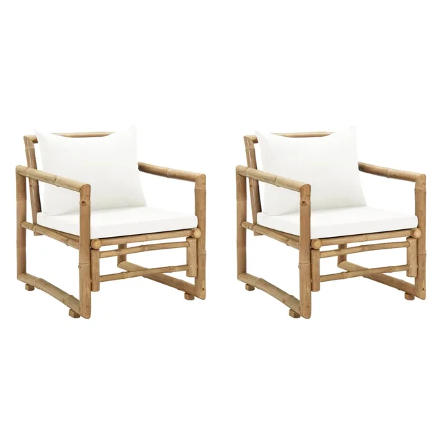 garden chairs, , with cushions and pillows Cream - Shop at LoveMi