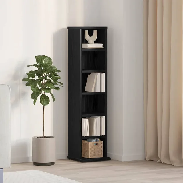 CD cabinet 21x wood based material CD cabinet 21x wood based material Black Oak - Shop at LoveMi