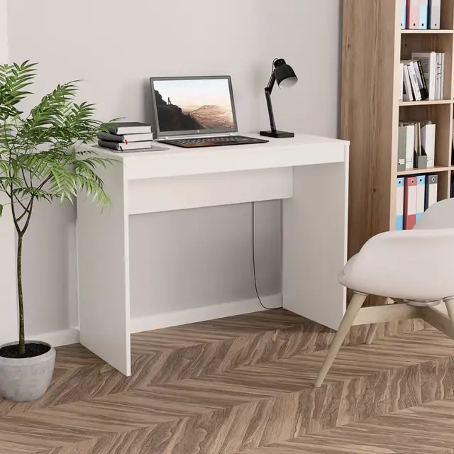 desk 90×40×72 cm, wood based material, desk 90x White - Shop at LoveMi