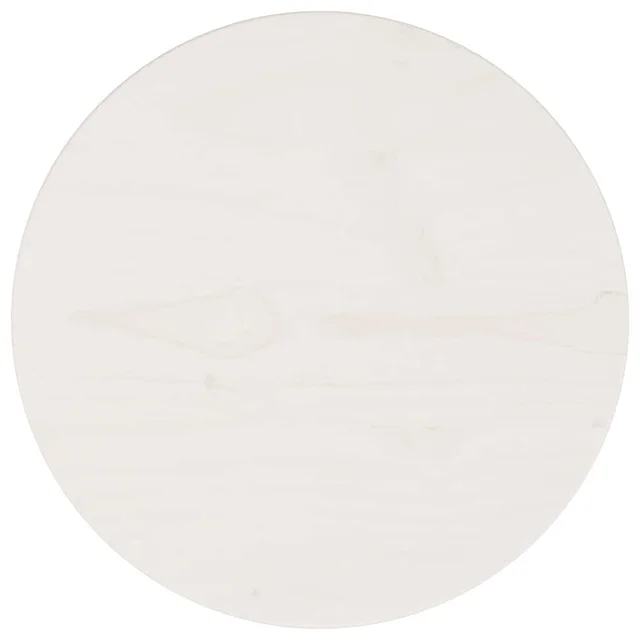 Tabletop Ø30x2.5 cm Solid Pine Wood Tabletop White - Shop at LoveMi