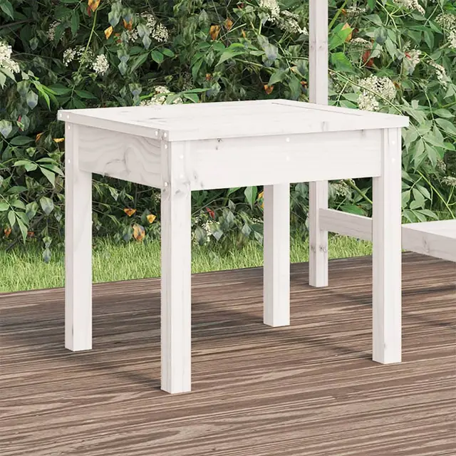 Garden Bench Solid Pine Wood Garden Bench White Pine - Shop at LoveMi