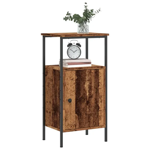 bedside table 41x wood based material bedside table Sonoma oak 41x Old Wood - Shop at LoveMi