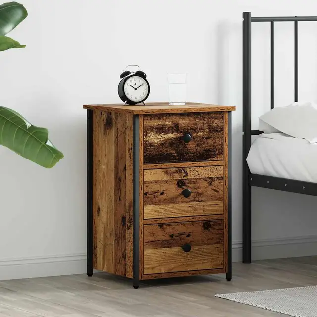 Nightstand Sonoma Oak 40x Wood Material Nightstands 2 Old Wood - Shop at LoveMi