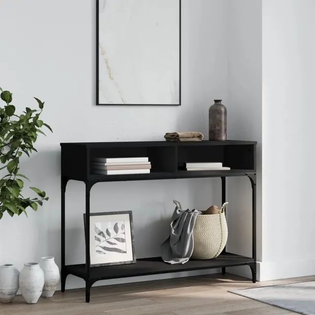 console table 100x30, wood based material Black - Shop at LoveMi