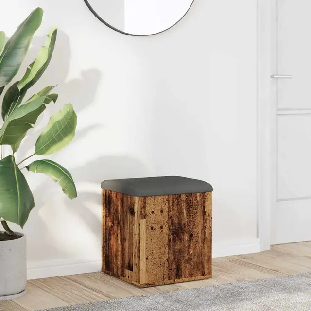 storage bench 42 x wood material bench with Old Wood - Shop at LoveMi