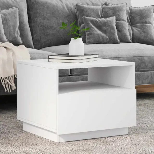 coffee table with LED lights coffee table with White - Shop at LoveMi