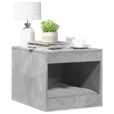 Cat Litter Box 47x Wood Material Cat Litter Box Sonoma Oak Concrete Grey - Shop at LoveMi