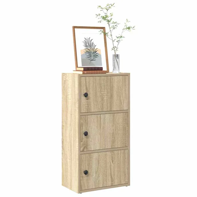 bookshelf 40x wood composite bookshelf oak look 40x Sonoma Oak - Shop at LoveMi