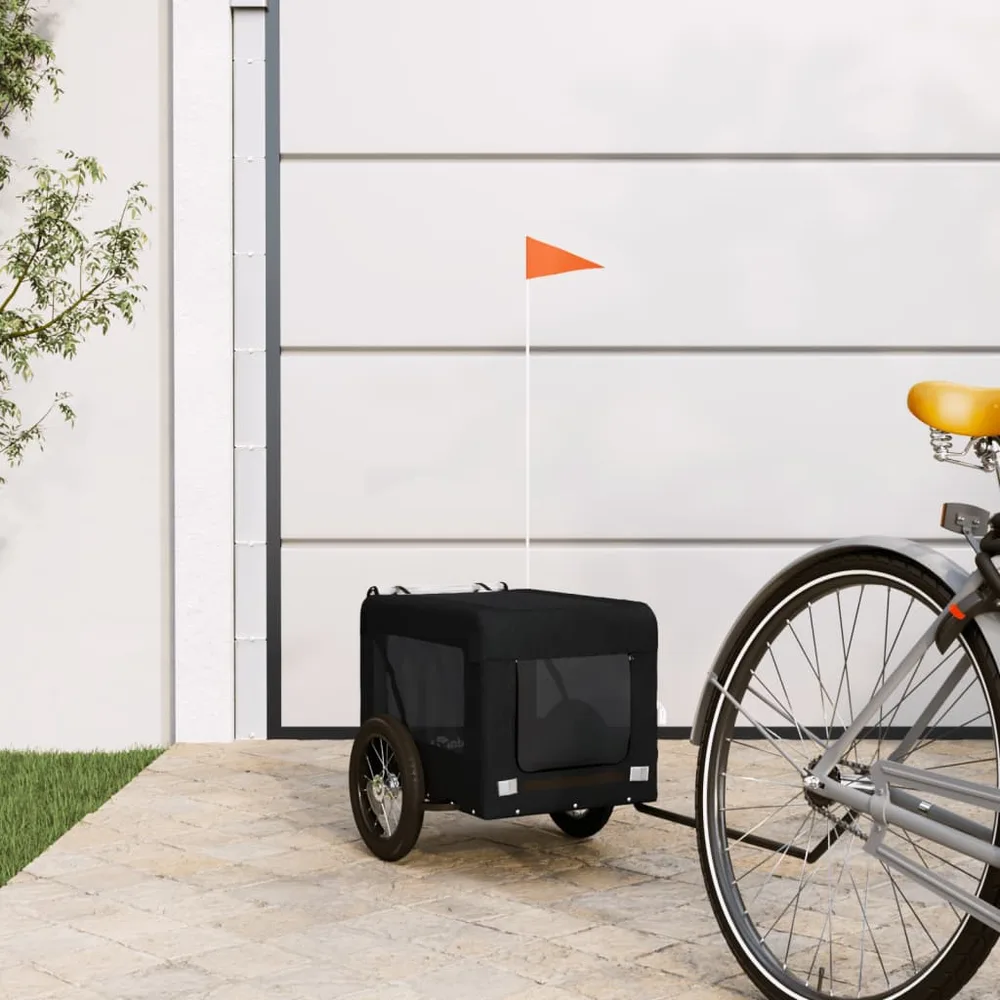 Bicycle Trailer for Dogs, Oxford Fabric & Iron - Red