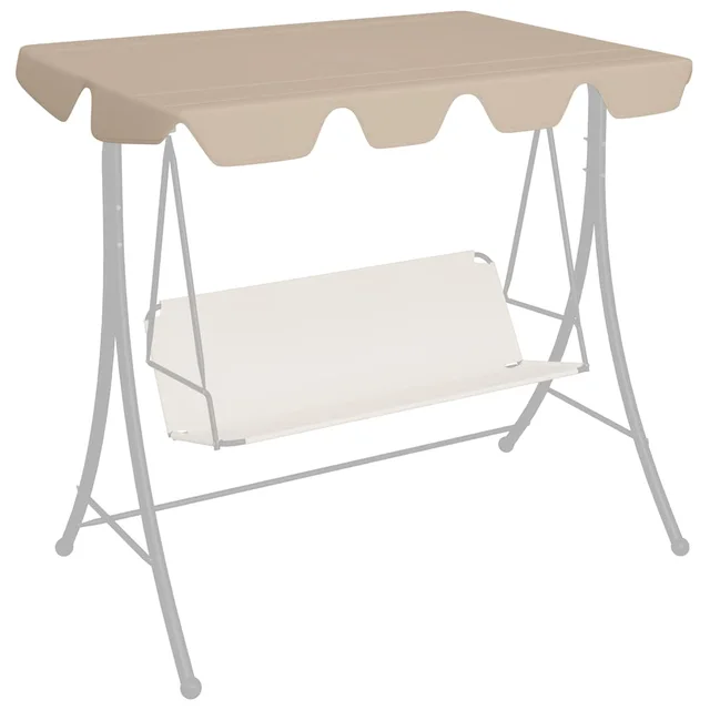 Replacement Canopy for Hollywood Swing 188/168x145/110 cm Replacement Canopy Orange - Shop at LoveMi