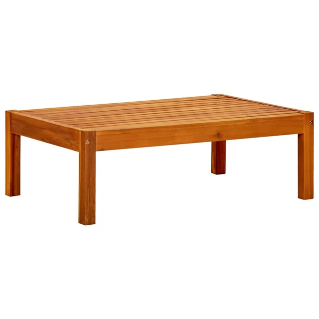 Garden Table 85x57x29 cm Solid Acacia Wood Default - Shop at LoveMi