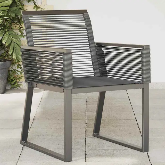 Garden Chairs, Set of 4, Black Poly Rattan Default - Shop at LoveMi