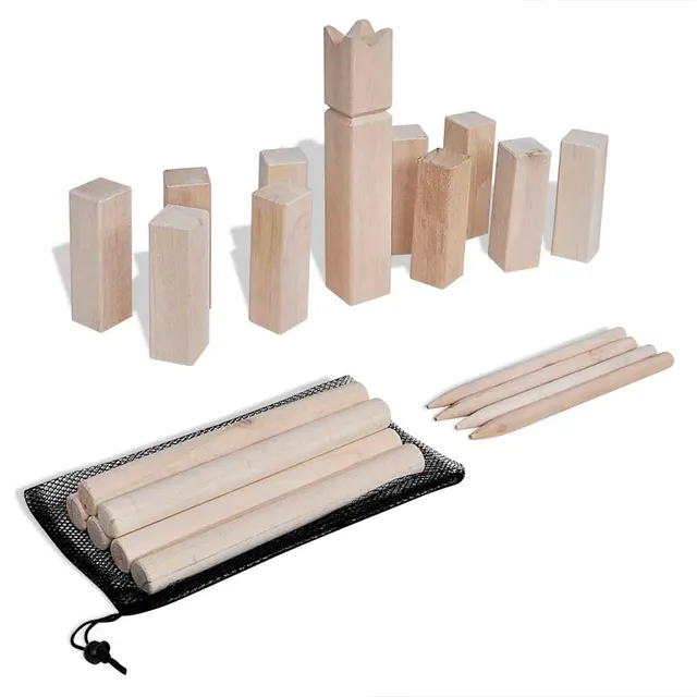 Wooden Kubb game set - Shop at LoveMi