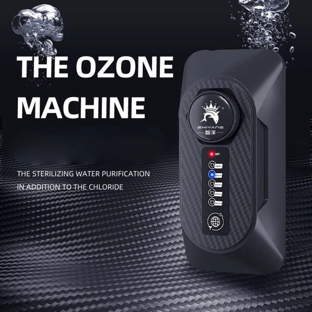 Fish Tank Ozone Machine Fish Pond Ozone Generator Sterilization Device For Aquariums O3 - European Zy Oz